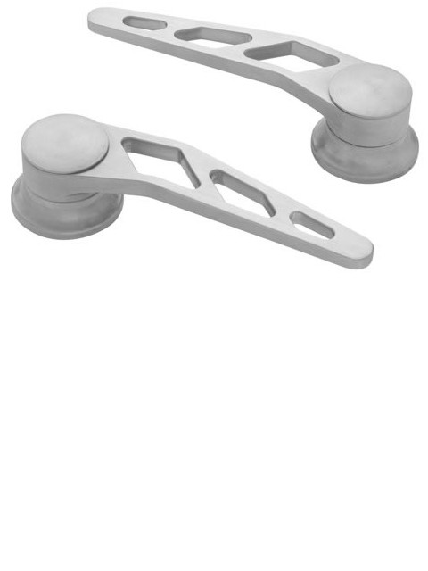 Brushed Door Handles (Pair)