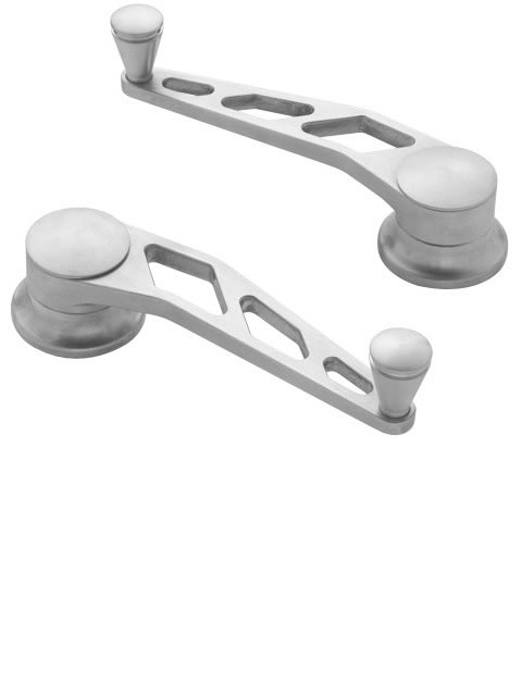 Brushed Window Cranks (Pair)