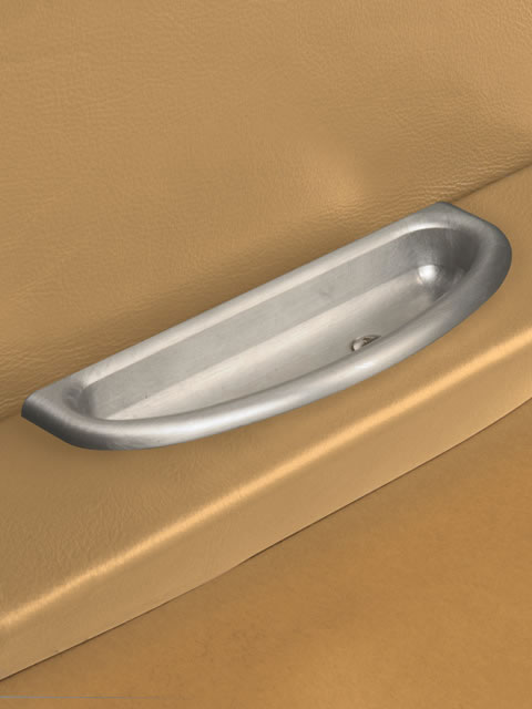 Brushed Crescent Door Pull