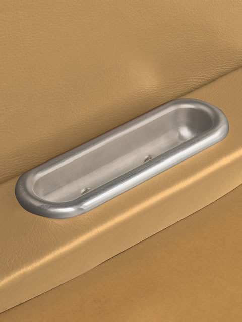 Brushed Oval Door Pull